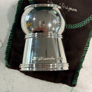 Christofle Dom Perignon Commemorative Silver Plate Champagne Cork Saver 1999